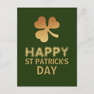Gulfenad Shamrock, St patrick's day Vykort
