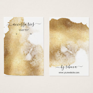 Gulfenoletarring Juelry Holder Business Visitkort