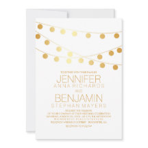 Gulffenseffekt String Ljus White Bröllop