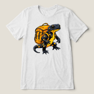 Gulfläckig gecko-ryggsäcksbärare t shirt