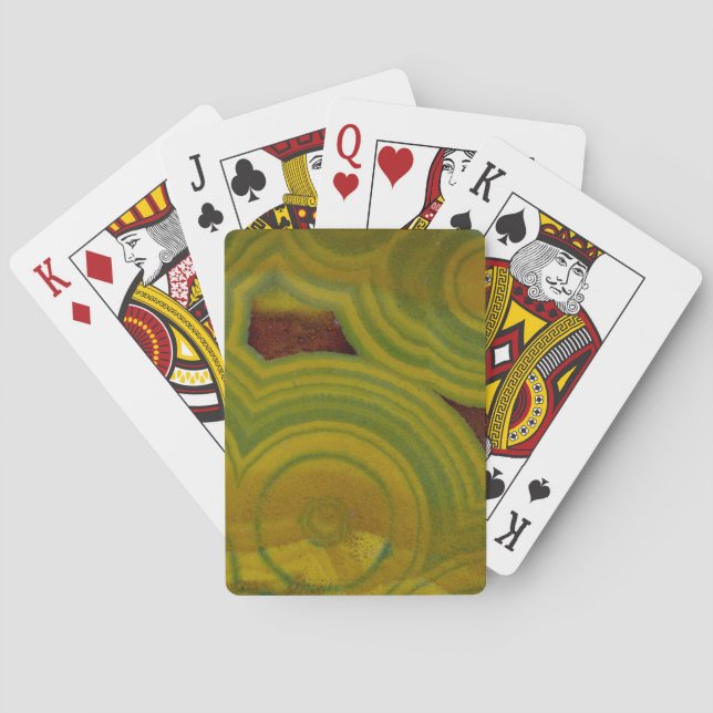 Gulfläckig Ocean Jasper Casinokort (Baksidan)