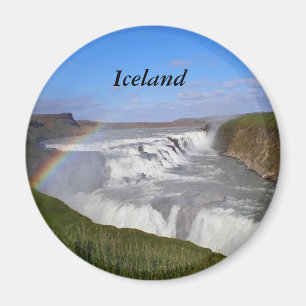 Gulfoss nedgångar, island magnet