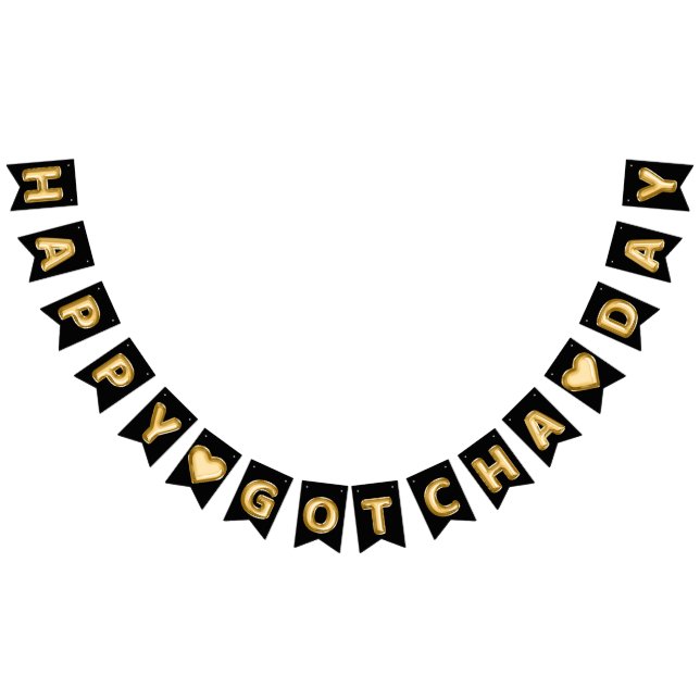 Gulfplattor från lycklig Gotcha Day Vimplar (Alla)