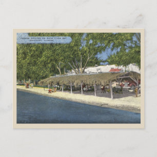 Gulfport, Florida Historic Cabana on Boca Ciega Vykort