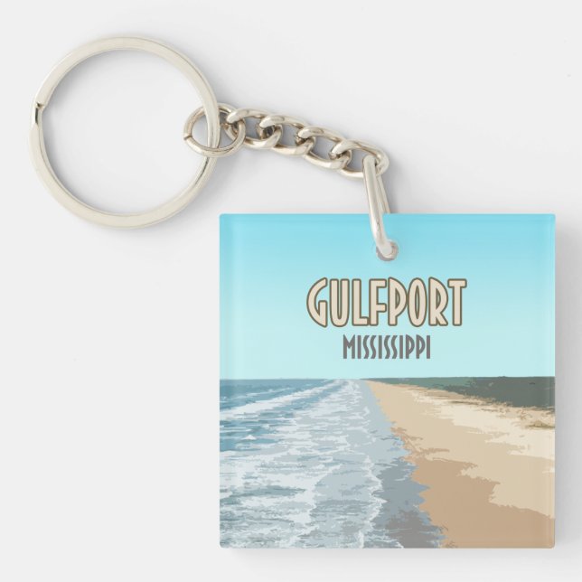 Gulfport Mississippi Beach (Framsidan)