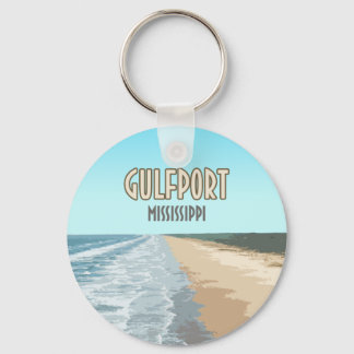 Gulfport Mississippi Beach Nyckelring