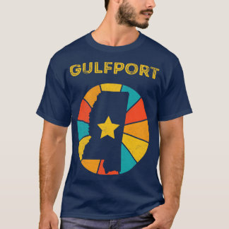 Gulfport Mississippi Vintage Distress Souvenir 1 T Shirt