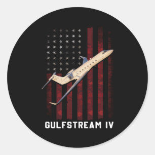 Gulfstream Iv Gulfstream 4 Gulfstream G Iv G4 Jet Runt Klistermärke