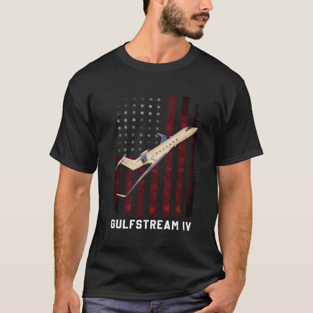 Gulfstream Iv Gulfstream 4 Gulfstream G Iv G4 Jet T Shirt (Framsida)
