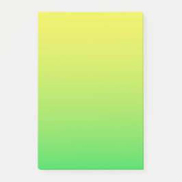 Gulgrön färg post-it block