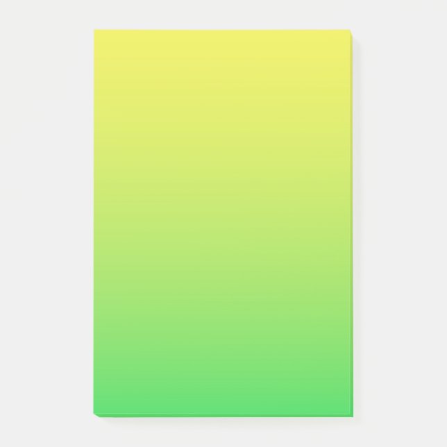 Gulgrön färg post-it block (Framsida)
