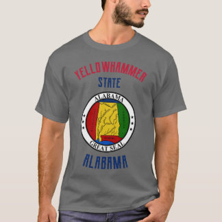 Gulhammare stat Alabama T Shirt