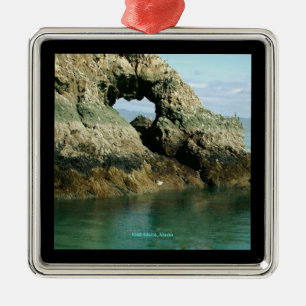 Gull Island, Alaska Julgransprydnad Metall