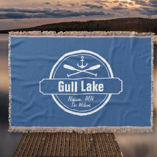 Gull Sjö Minnesota ankare, paddelstad och namn Filt