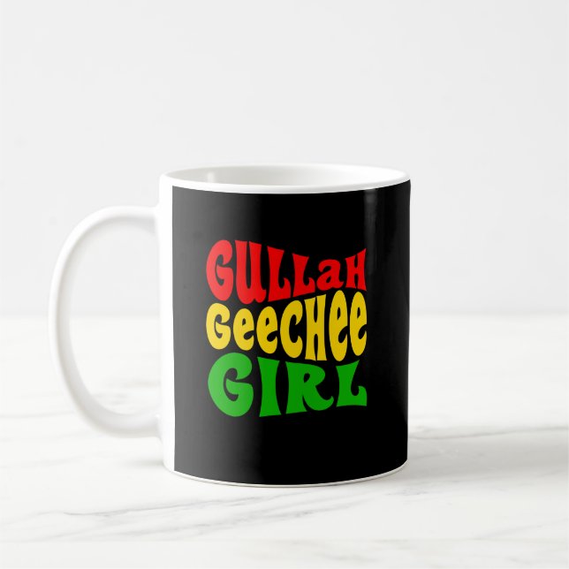 Gullah Geechee Girl Gift Kaffemugg (Vänster)