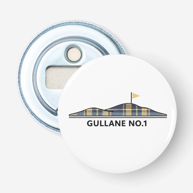 Gullane Golf Scottish Golfing Gift Tartan  Flasköppnare (Framsidan)