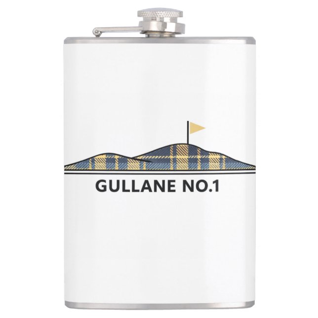 Gullane Golf Scottish Golfing Present Skotskrutigt Fickplunta (Framsidan)