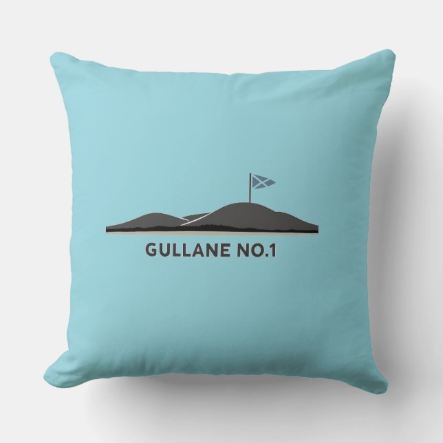 Gullane Scotland Golfboll  Kudde (Framsida)