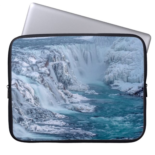Gullfoss Falls Laptop Fodral (Framsidan)