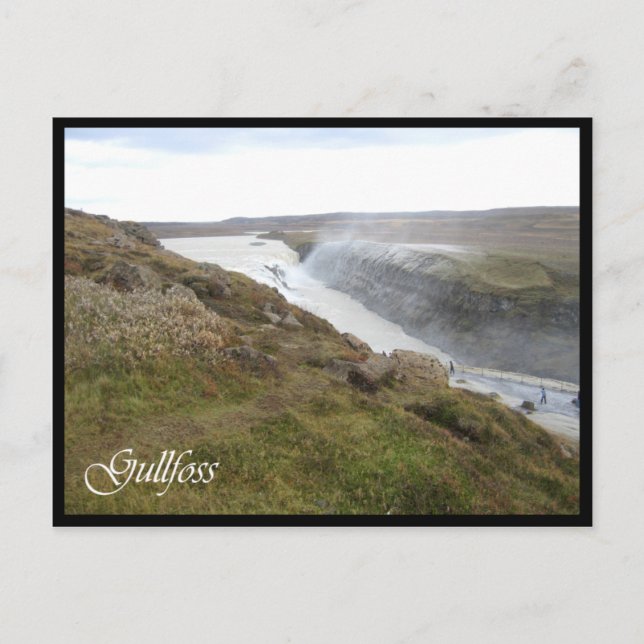 Gullfoss Vykort (Framsida)