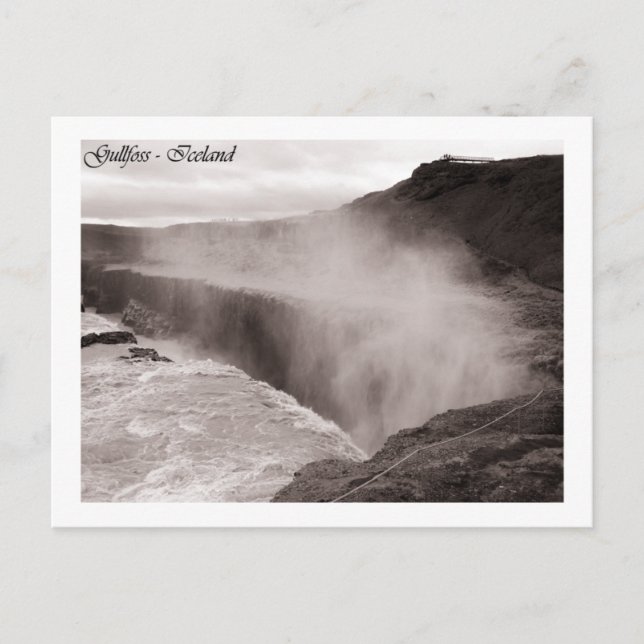 Gullfoss Vykort (Framsida)