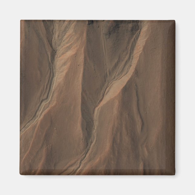 Gullies Kant vid Hale Crater, Mars Magnet (Framsidan)