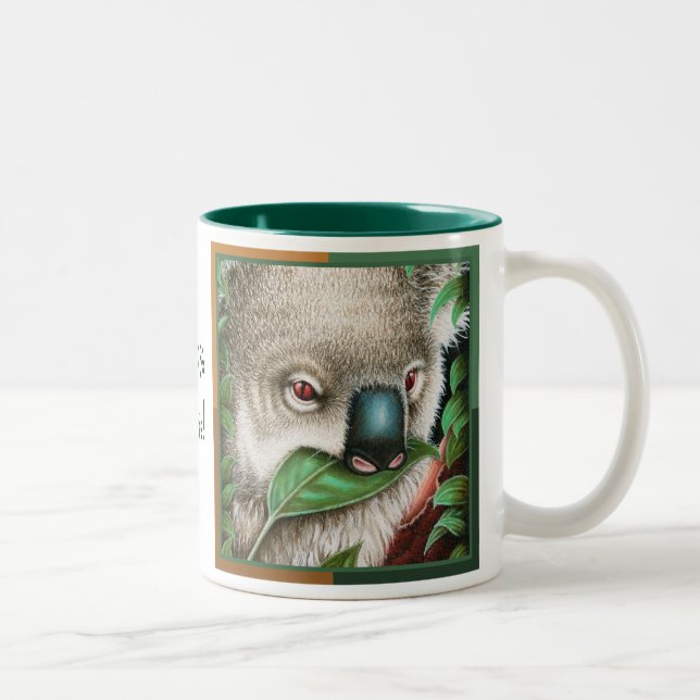Gullig 100%! Koalamugg Två-Tonad Mugg (Höger)