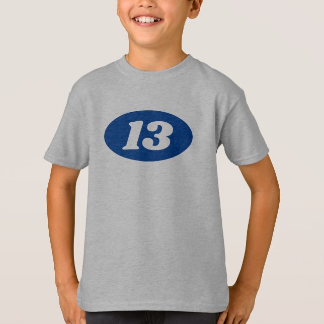 Gullig 13th för skjortagåva för födelsedag t idé shirt (Framsida)