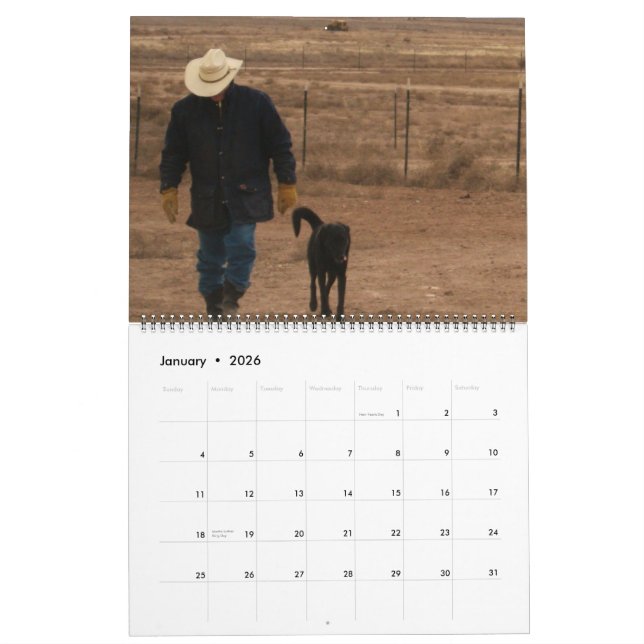 Gullig 2013 western ranchdjurkalender kalender (Jan 2026)