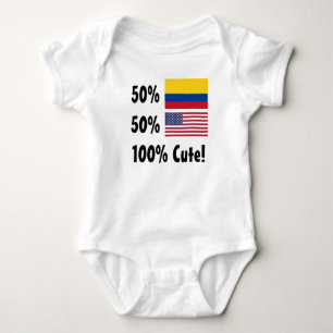 Gullig 50% colombiansk 50% amerikan 100% tee
