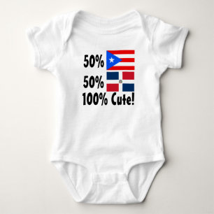 Gullig 50% Puerto Rican 50% dominikan 100% T-shirt