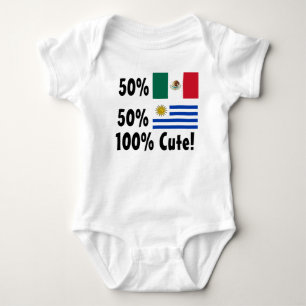 Gullig 50% uruguayansk 50% mexikan 100% t-shirt