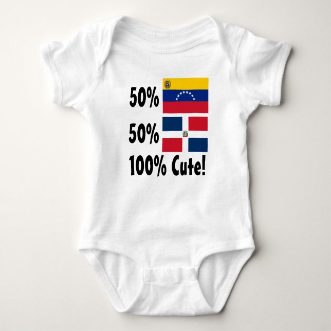 Gullig 50% venezuelansk 50% dominikan 100% tee (Framsida)