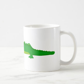 Gullig alligator kaffemugg