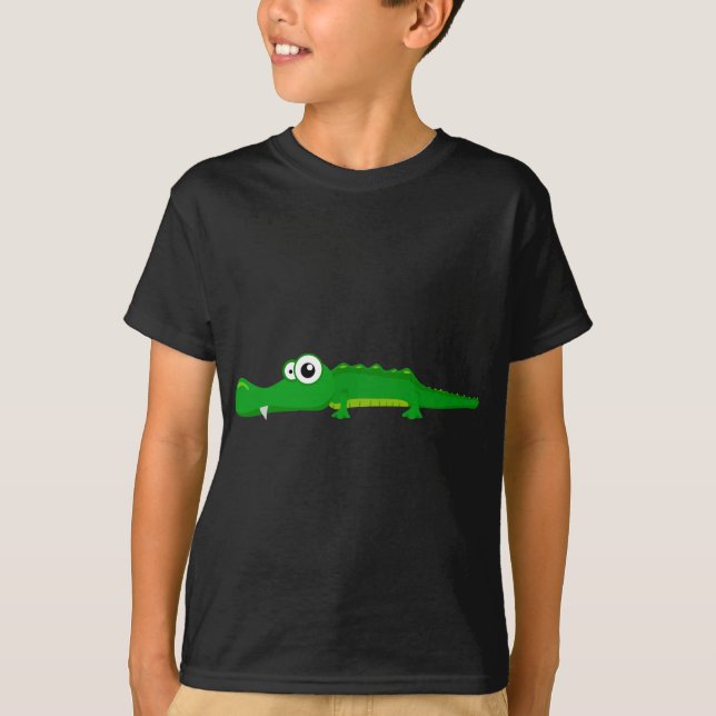 Gullig alligator tee (Framsida)