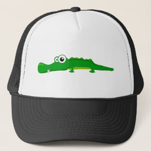 Gullig alligator truckerkeps