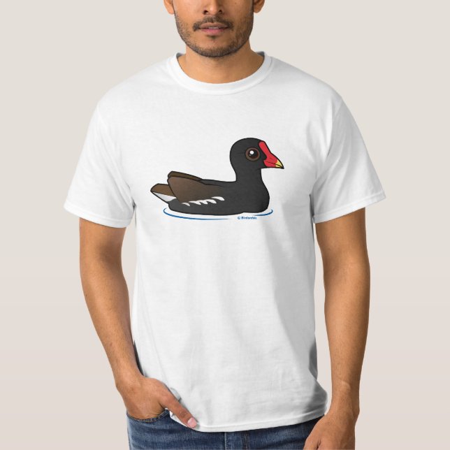 Gullig allmänning Gallinule Tee Shirt (Framsida)