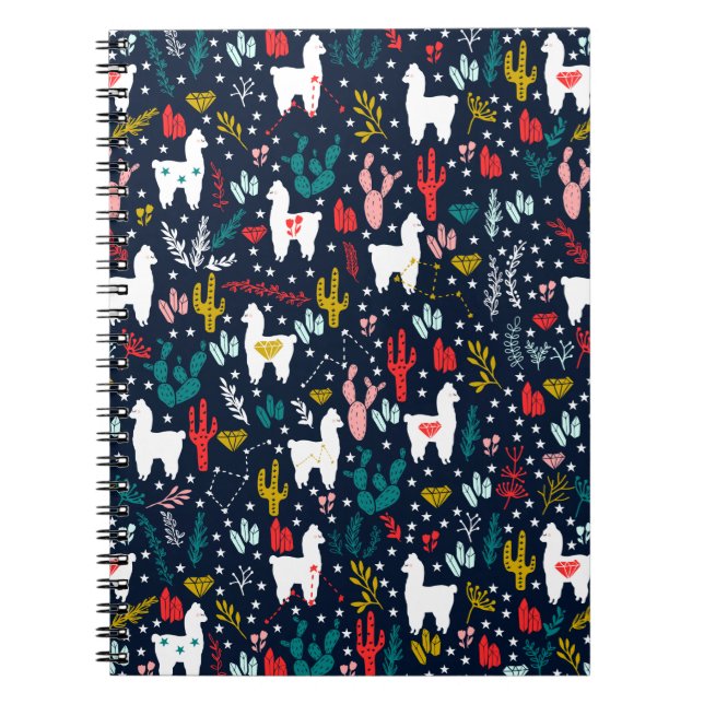 Gullig Alpaca Anteckningsbok (Framsidan)