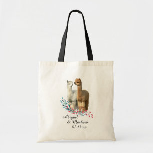 Gullig Alpacalandsbyggsbrölloptote bags Tygkasse