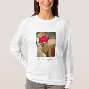 Gullig AlpacaT-tröja Tee Shirt