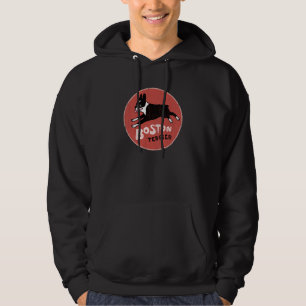 Gullig älsklings- hund för kall stil för Boston Sweatshirt Med Luva