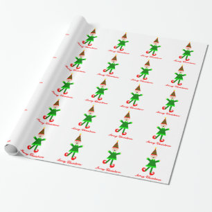 Gullig älvajul presentpapper