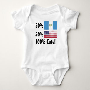 Gullig amerikan 100% för 50% guatemalan 50% tee