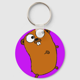 gullig anpassadegopher nyckelring