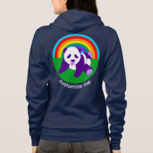 Gullig anpassningsbar för regnbågePandabjörn T-shirt