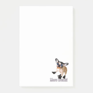 Gullig anteckningsblock post-it block