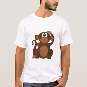 Gullig apa t shirt