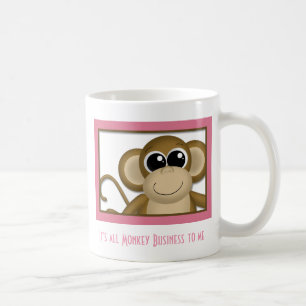 Gullig aparosamugg kaffemugg