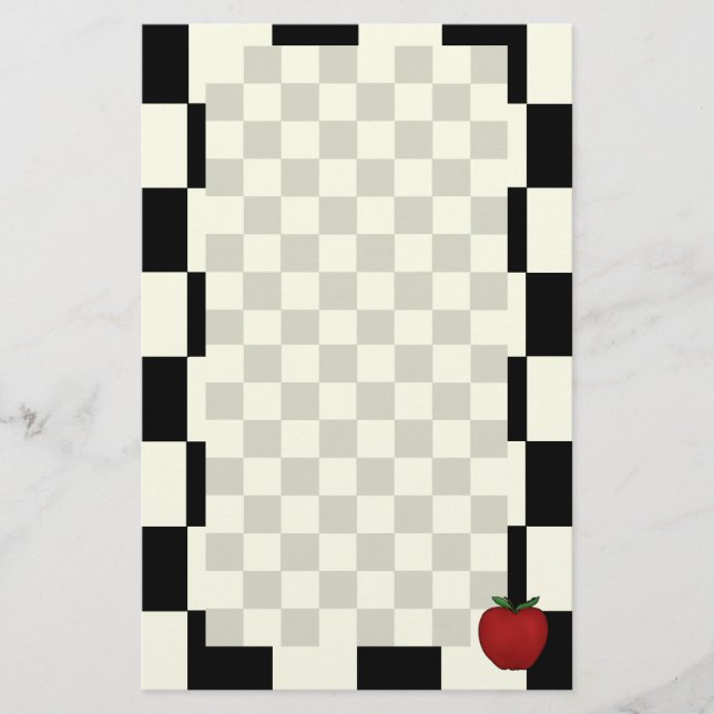 Gullig Apple brevpapper (Framsida)