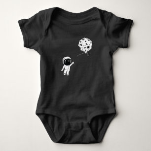 Gullig astronaut och månen t shirt